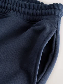 Next Bleu marine - Slim Fit (Slim Fit) - Pantalon de Joggings en coupe ajustée à dos brosse Discount