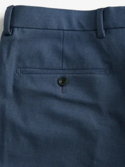 Next Bleu marine - Slim Fit (Slim Fit) - Pantalons extensibles à taille élastiquée Motionflex
