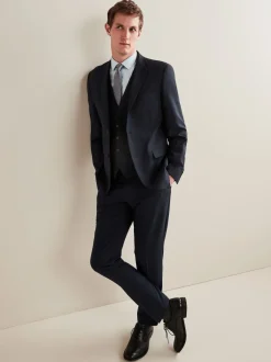 Next Bleu marine - Slim Fit (Slim Fit) - Veste de costume Essential Online
