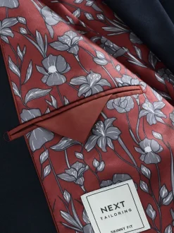 Next Bleu marine - - Veste de costume à deux boutons Slim Fit (Slim Fit) Online