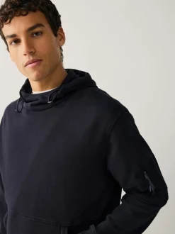 Next Bleu marine - Sweat à enfiler à capuche Sale