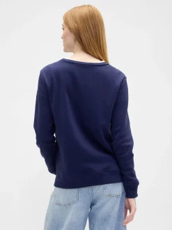 Gap - Sweat décontracté à logo Bleu marine Best