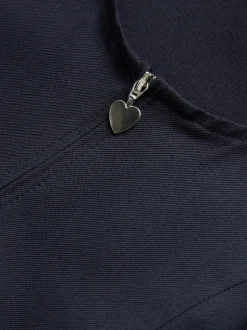 Next Bleu marine - Tablier d'écolier à fermeture éclair (3-14ans) New