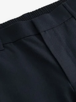 Next Bleu marine - Taille élastiquée Vêtement de survêtement élégant sur le devant uni Best