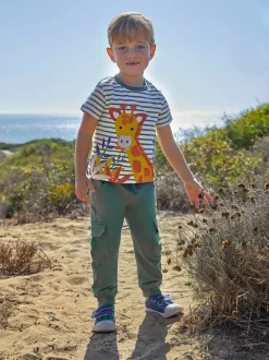 Jojo Maman Bébé Bleu marine & Vert kaki - Lot Cargos % Cotton Survêtement 100 2 Hot