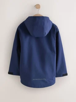 Next - Veste à capuche imperméable doublée de polaire (3-17ans) Bleu marine Hot