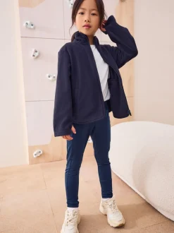 Next Bleu marine - Veste polaire zippée avec poches (3-16ans) Outlet