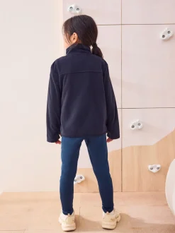 Next Bleu marine - Veste polaire zippée avec poches (3-16ans) Outlet