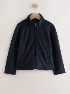 Next Bleu marine - Veste polaire zippée avec poches (3-16ans) Outlet