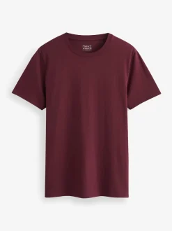Next - Ajustement régulier - Lot de t-shirts essentiels en coton 6 Bleu marine/ Bleu sarcelle/ Blanc/ Noir/ Vert/ bordeaux Sale
