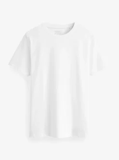 Next - Ajustement régulier - Lot de t-shirts essentiels en coton 6 Bleu marine/ Bleu sarcelle/ Blanc/ Noir/ Vert/ bordeaux Sale