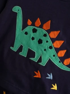 Jojo Maman Bébé Bleu marine dinosaure - Pyjama en jersey douillet Online