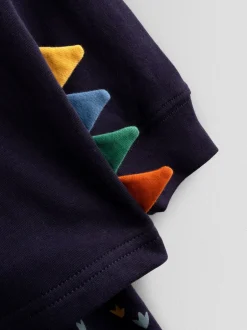 Jojo Maman Bébé Bleu marine dinosaure - Pyjama en jersey douillet Online