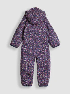 Jojo Maman Bébé Bleu marine hérisson - Costume imperméable doublé de Polaires Outlet