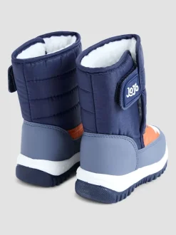 Jojo Maman Bébé Bleu marine motif renard - Bottes de neige confortables Best