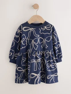 Next - Robe de survêtement (3mths-7yrs) Bleu marine nœud New