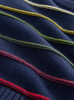 Next - Pull tricoté (3mths-7yrs) Bleu marine rayé Best