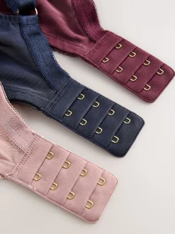 Next Bleu marine/baie/rose - LotDD de soutiens-gorge à armatures à armatures sans rembourrage en dentelle 3