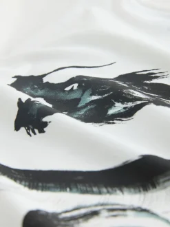 Next - Ajustement régulier - T-shirt Graphic Imprimé 3 Pack Bleu marine/Blanc Écru/Bleu canard Online