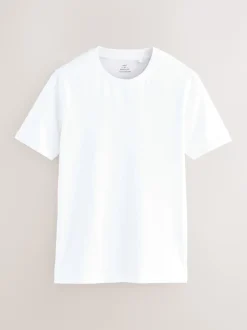 Next Bleu marine/blanc/noir - Lot de 3 t-shirts Muscle Fit Essential Sale