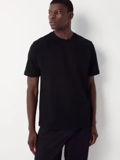 Next Bleu marine/blanc/pierre - Lot de 3 t-shirts épais doux au toucher Discount