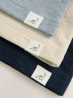 Next Bleu marine/bleu/pierre - T-shirts Henley à manches longues Lot de 3 (3mois7ans) Online
