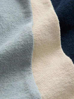 Next Bleu marine/bleu/pierre - T-shirts Henley à manches longues Lot de 3 (3mois7ans) Online