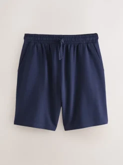 Next Bleu marine/gris/noir - Lot de 3 shorts Loopback doux au toucher Outlet