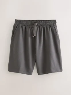 Next Bleu marine/gris/noir - Lot de 3 shorts Loopback doux au toucher Outlet
