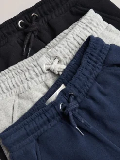 Next Bleu marine/gris/noir - Lot de 3 joggings en jersey doux coupe classique (3-16ans) Best