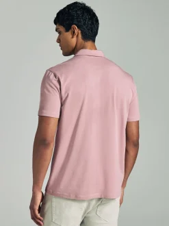 Next - Polo en jersey Manches courtes 3 Pack Bleu marine/gris/rose Best