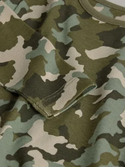 The Set Bleu marine/kaki/gris anthracite - lot de 4 Ensemble pyjamas en jersey de Coton Se blottir Discount