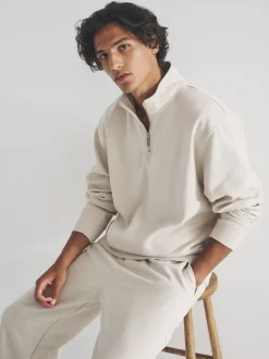 The Set Bleu marine/marron - lot de 2 Sweat-shirts à col zippé Online