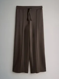 The Set Bleu Marine/Marron Chocolat - Lot de 2 Joggings Coupe droite en modal Hot