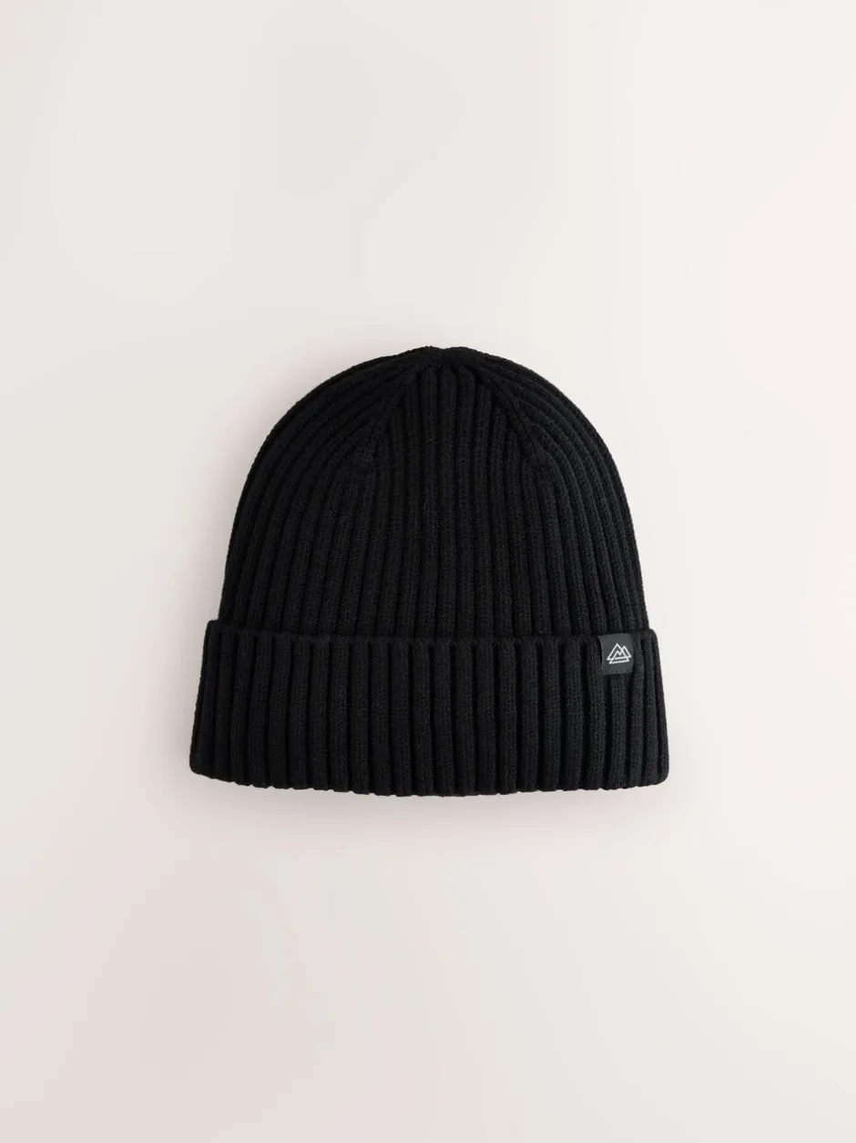 Next Bleu marine/noir - Lot de 3 bonnets en maille (1-16ans) Sale