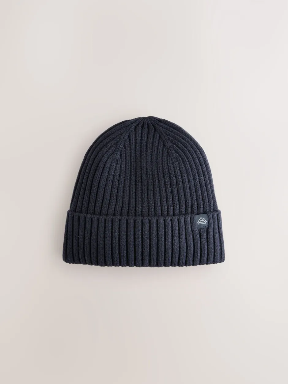 Next Bleu marine/noir - Lot de 3 bonnets en maille (1-16ans) Sale