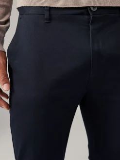 Next Bleu marine/pierre - Slim Fit (Slim Fit) - Pantalon chino extensible 2 Pack Online