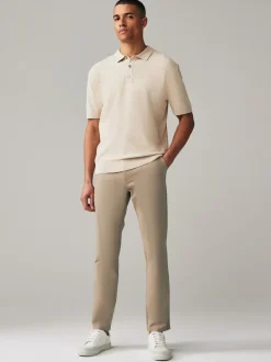 Next Bleu marine/pierre - Slim Fit (Slim Fit) - Pantalon chino extensible 2 Pack Online