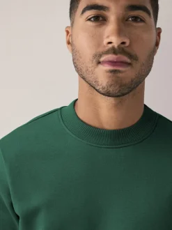 Next Bleu Marine/Vert - Lot de 2 Sweat-shirts Col rond en jersey riche en coton Hot