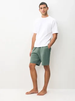 Next Bleu marine/vert/gris glace - Lot de 3 shorts Loopback doux au toucher Best