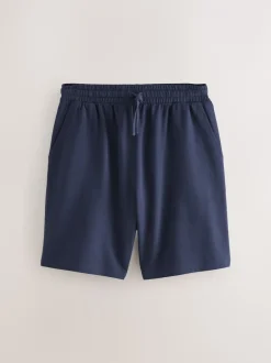 Next Bleu marine/vert/gris glace - Lot de 3 shorts Loopback doux au toucher Best