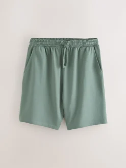 Next Bleu marine/vert/gris glace - Lot de 3 shorts Loopback doux au toucher Best