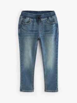 Next Bleu millésimé moyen - Jeans extensibles à taille élastique (3-16ans) Clearance