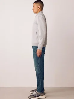 Next Bleu millésime - - extensible Denim Jeans Coupe fuselée régulière Sale