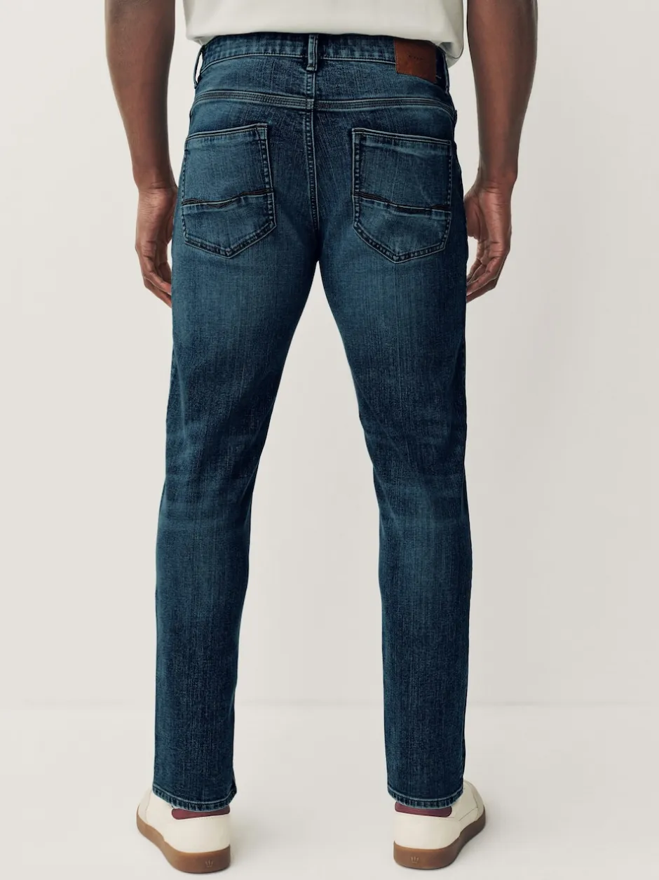 Next - Slim Fit (Slim Fit) - extensible Denim Jeans Bleu millésime Best