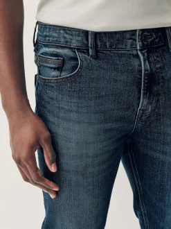 Next - Slim Fit (Slim Fit) - extensible Denim Jeans Bleu millésime Best