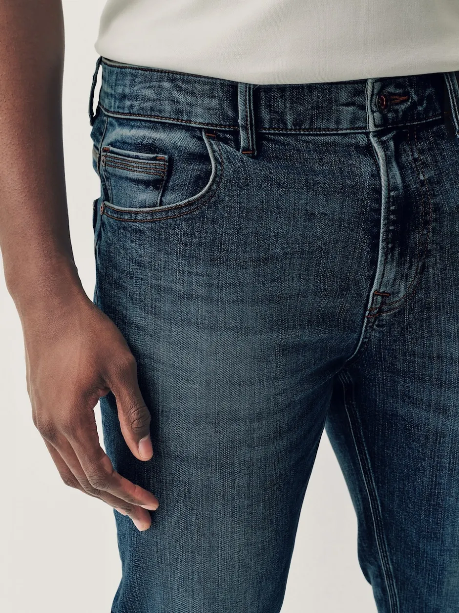 Next - Slim Fit (Slim Fit) - extensible Denim Jeans Bleu millésime Best