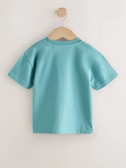 Next Bleu motif fusée - T-shirt interactif à manches courtes (3 mois à 7 ans) Best