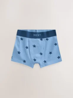 Next - Lot de 5 malles à motif junior (1.5-16ans) Bleu motif étoiles et rayures Discount
