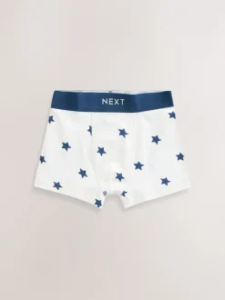 Next - Lot de 5 malles à motif junior (1.5-16ans) Bleu motif étoiles et rayures Discount